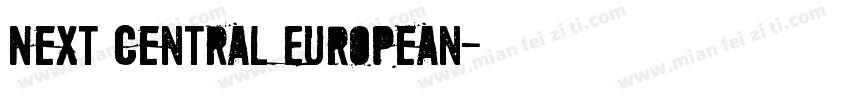 Next Central European字体转换